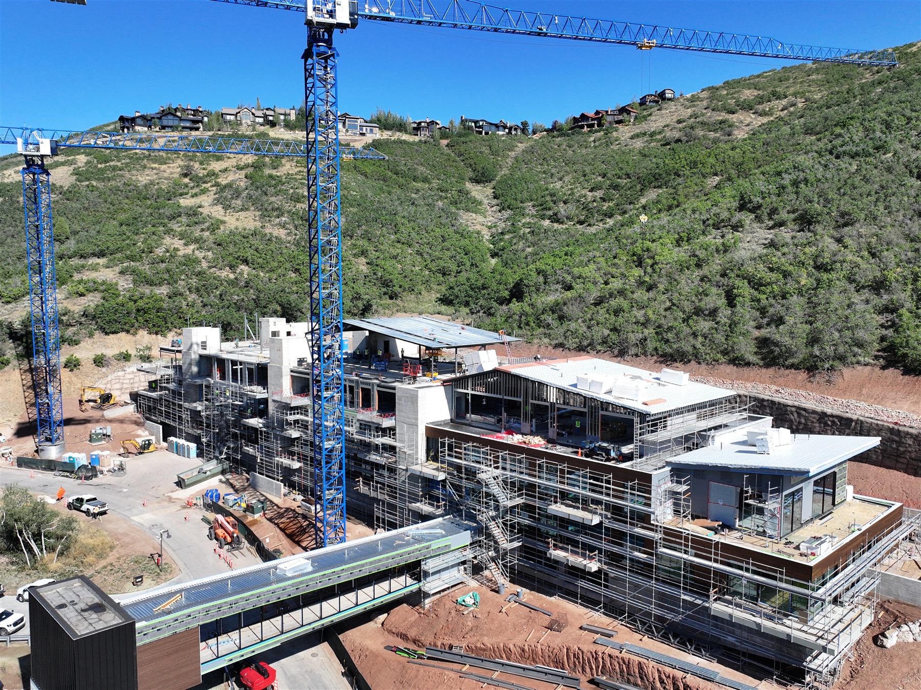 The Otto construction site, building elevation