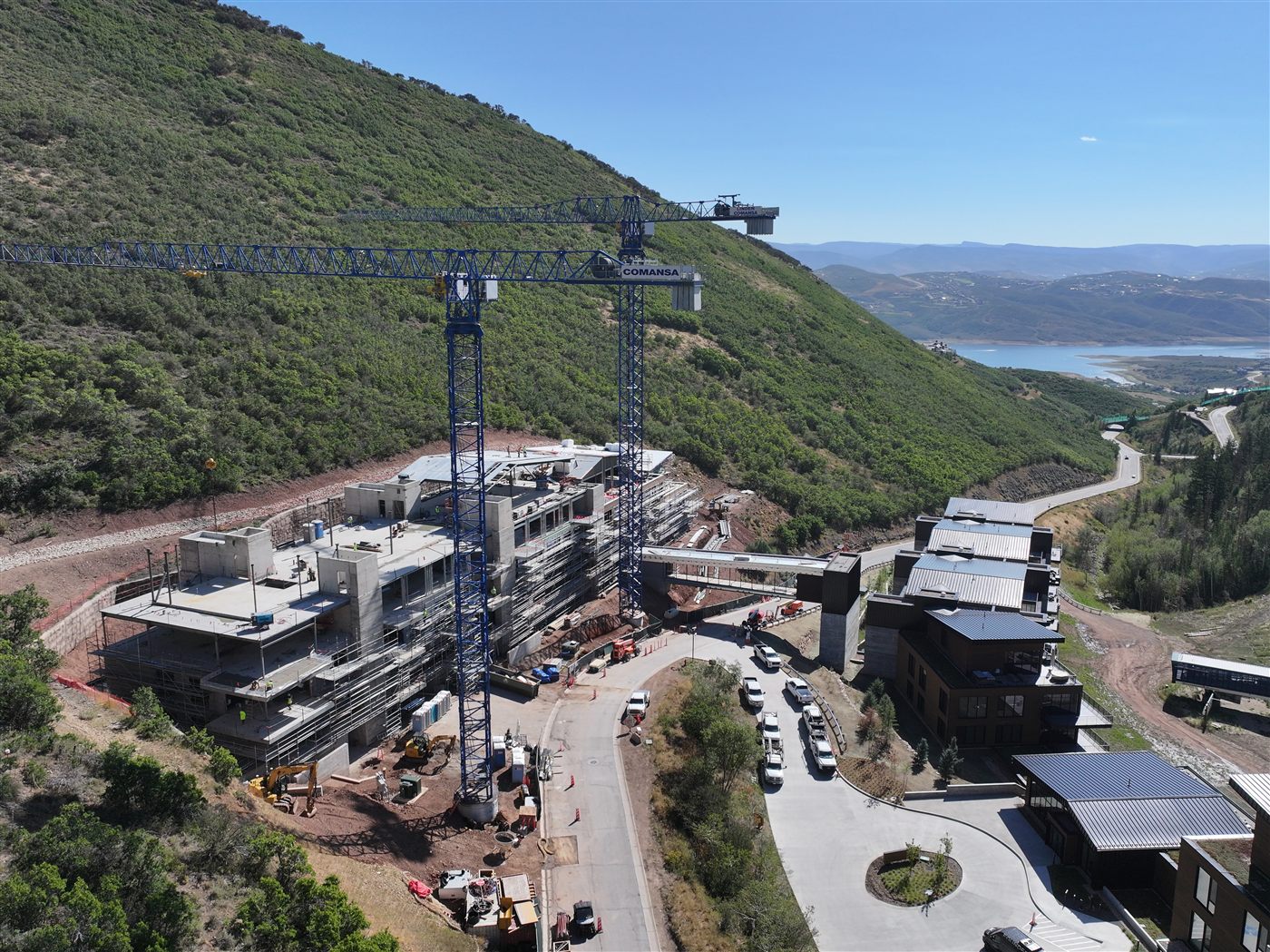 Level 4 aerial construction progress